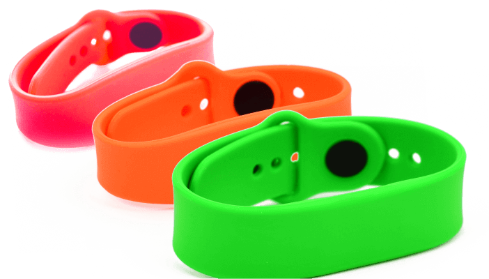 Силиконовые RFID-браслеты с застежкой